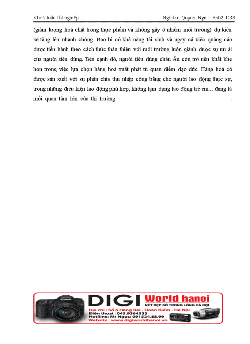 image for page Vấn đề tiêu chuẩn chất lượng môi trường và xã hội đối với hàng hoá xuất khẩu sang EU