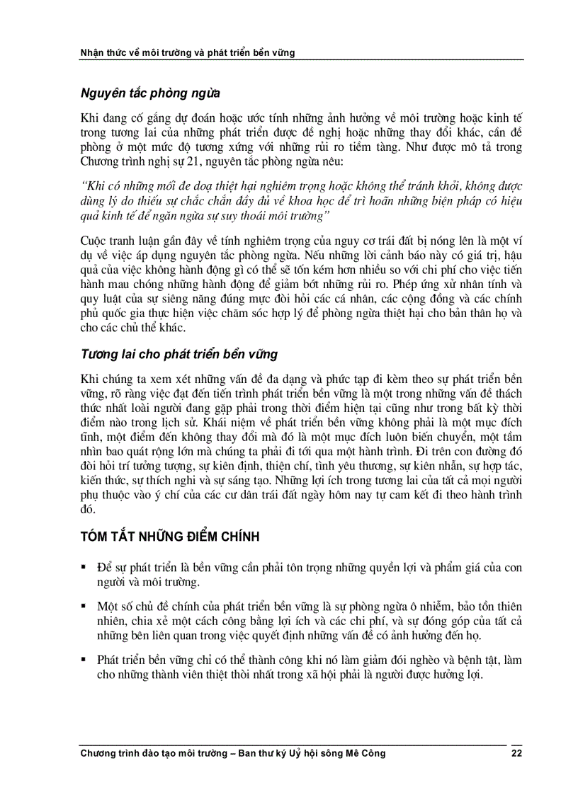 image for page Phát triển bền vững và nhận thức về môi trường