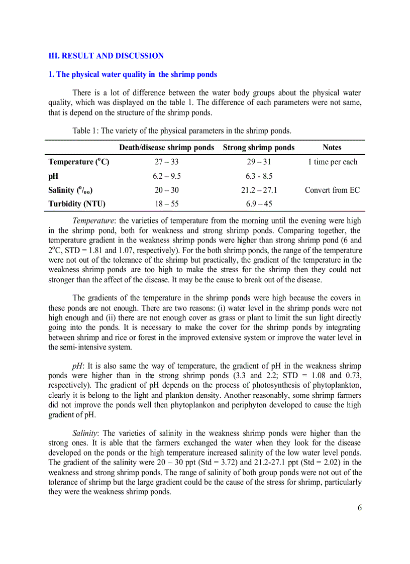 image for page Environmental rapid assessment in the break out shrimp diseases of Baclieu province Mekong delta Vietnam