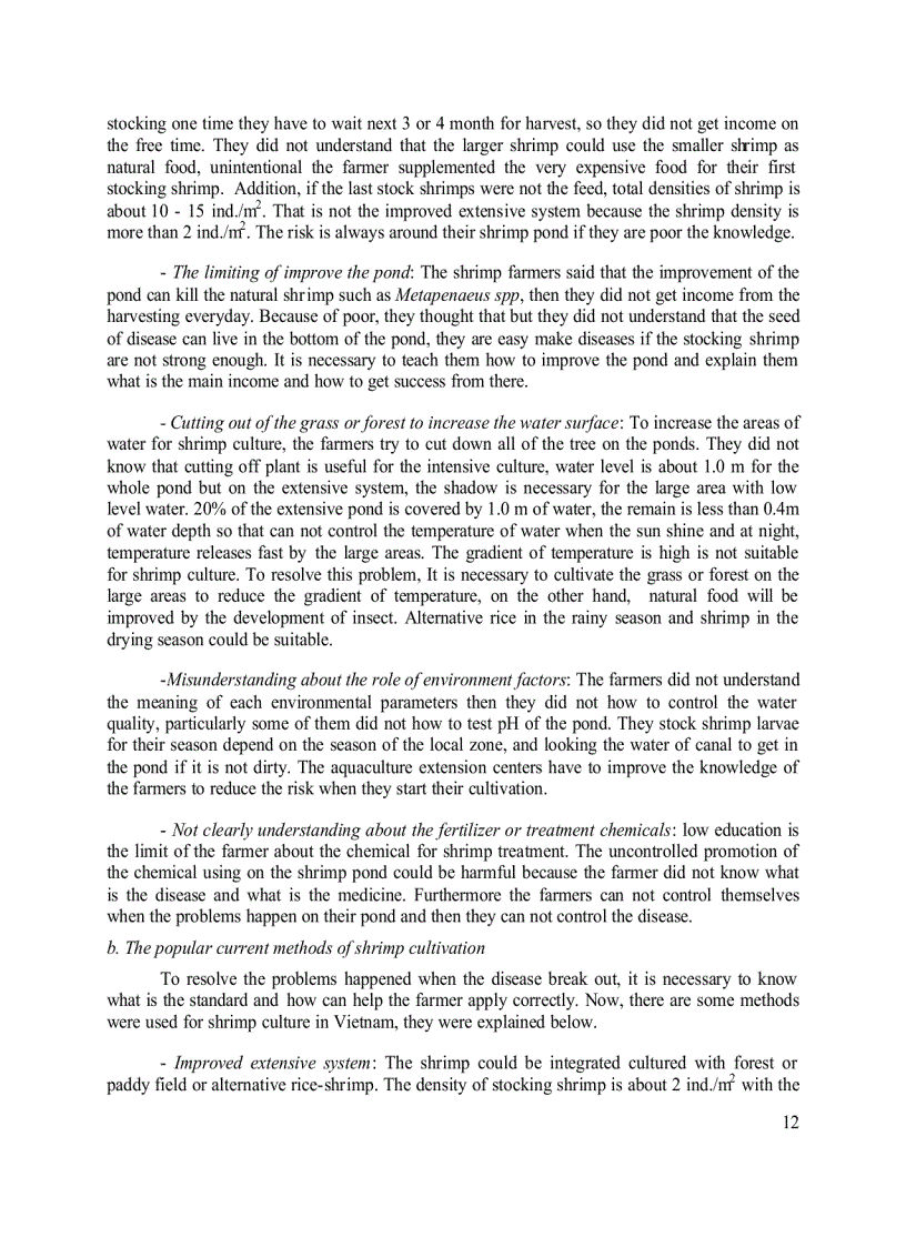 image for page Environmental rapid assessment in the break out shrimp diseases of Baclieu province Mekong delta Vietnam