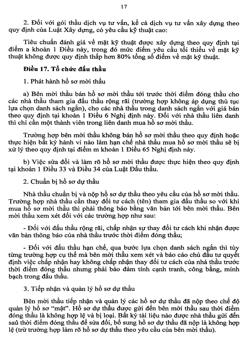 image for page Nghị định 85 2009 NĐ CP Hướng dẫn thi hành luật đấu thầu và Lựa chọn nhà thầu theo luật xây dựng