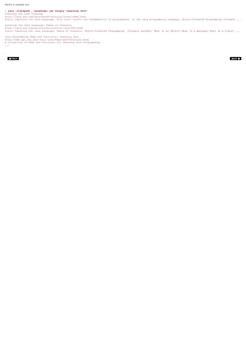 image for page Program Google with the Net Google Perl Module