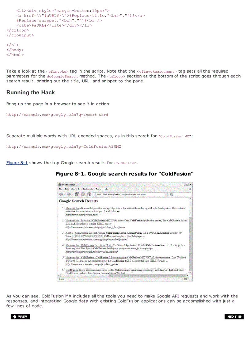 image for page Program Google with the Net Google Perl Module