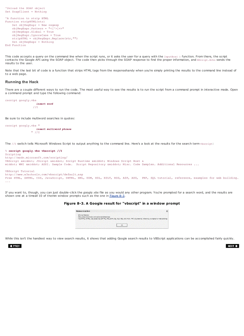 image for page Program Google with the Net Google Perl Module