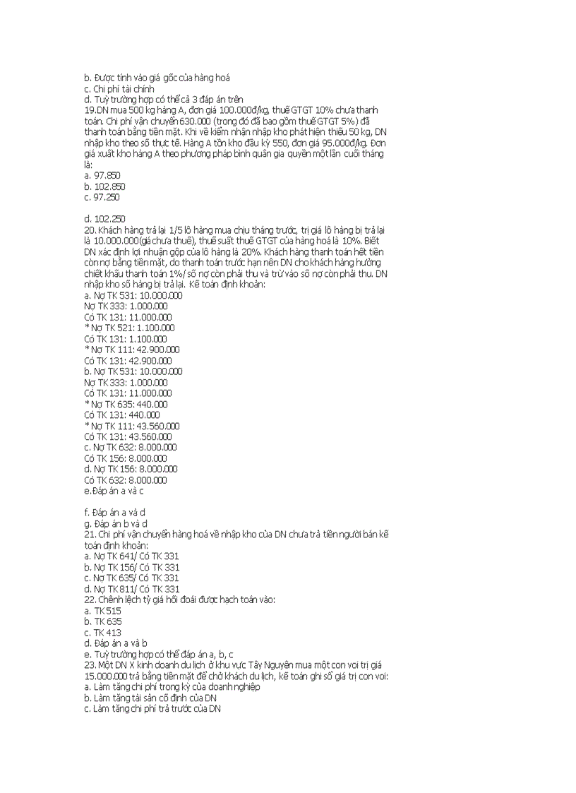 image for page Câu hỏi trắc nghiêm tài chính ngân hàng