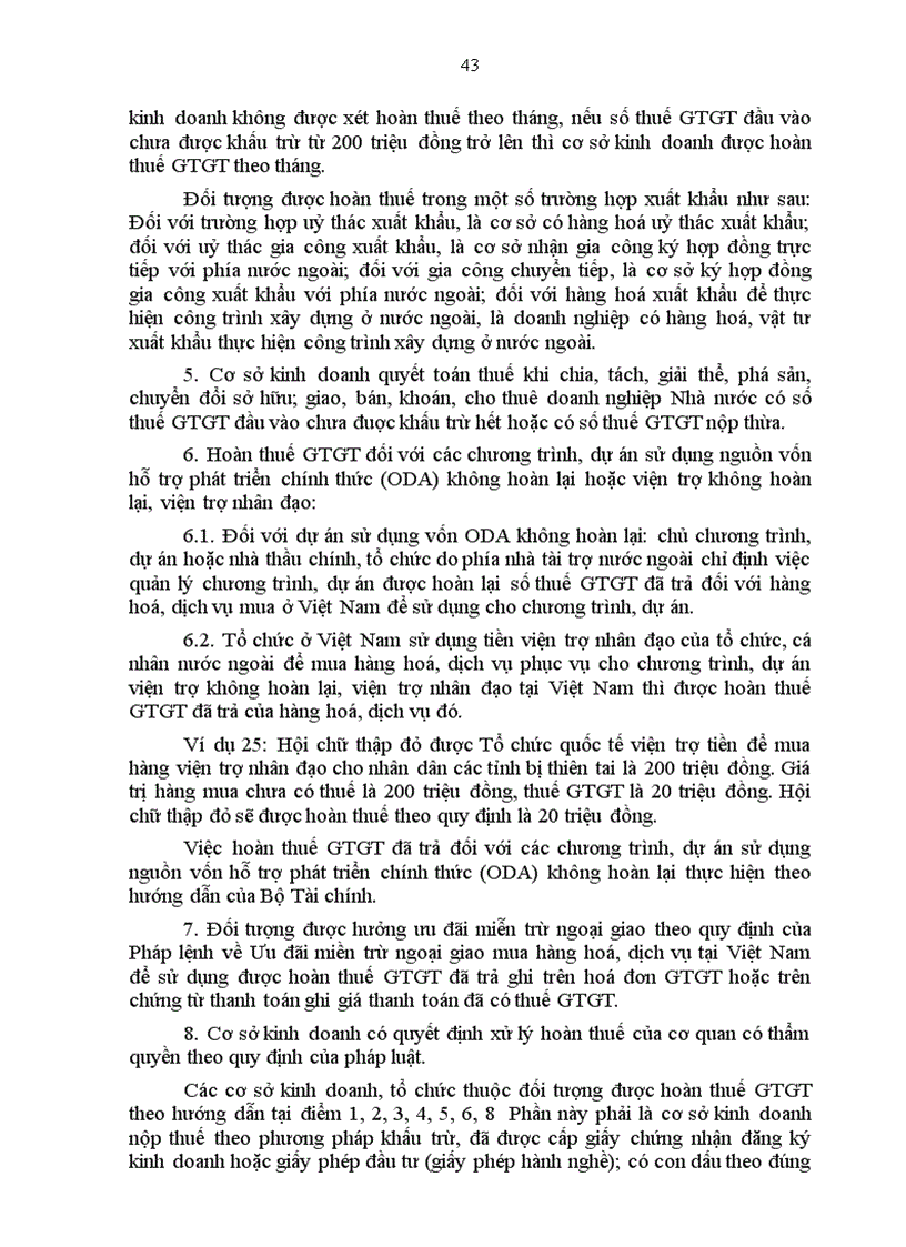 image for page Hướng dẫn thi hành một số điều của Luật Thuế giá trị gia tăng
