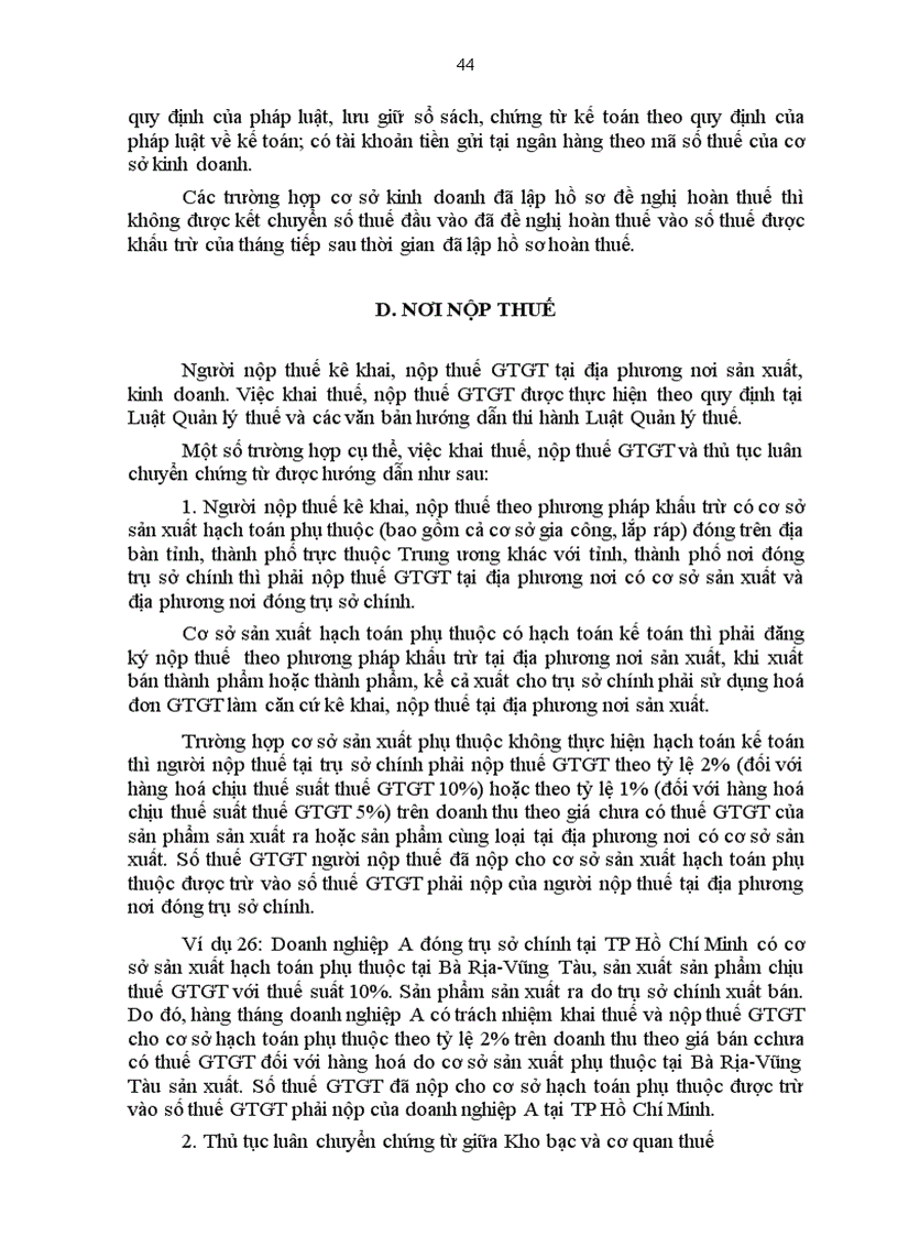 image for page Hướng dẫn thi hành một số điều của Luật Thuế giá trị gia tăng