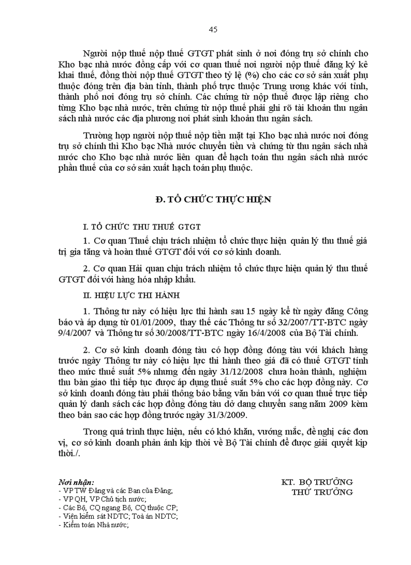 image for page Hướng dẫn thi hành một số điều của Luật Thuế giá trị gia tăng