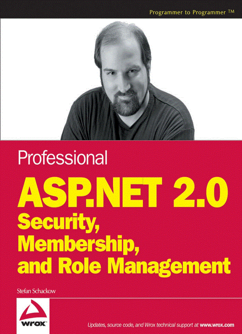 image for page Professional ASP NET 2 0 Security Membership and Role Management