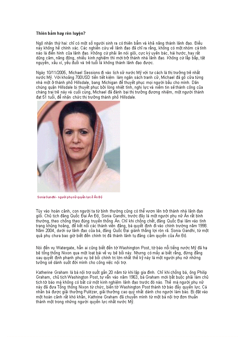 image for page Hai điều ngộ nhận về lãnh đạo