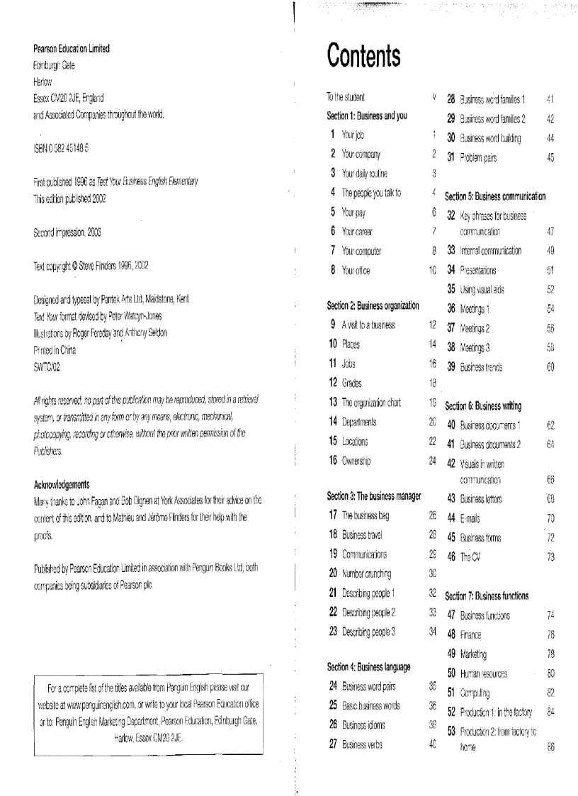 image for page Test Your Professional English Business General