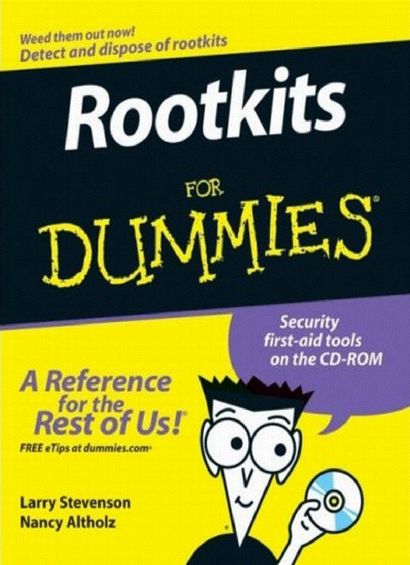 image for page Rootkits FOR DUMmIES