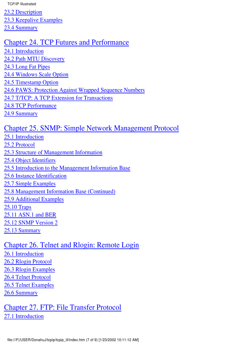 image for page TCP IP Illustrated