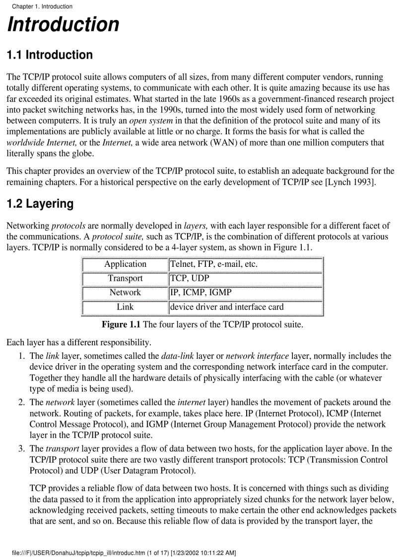 image for page TCP IP Illustrated