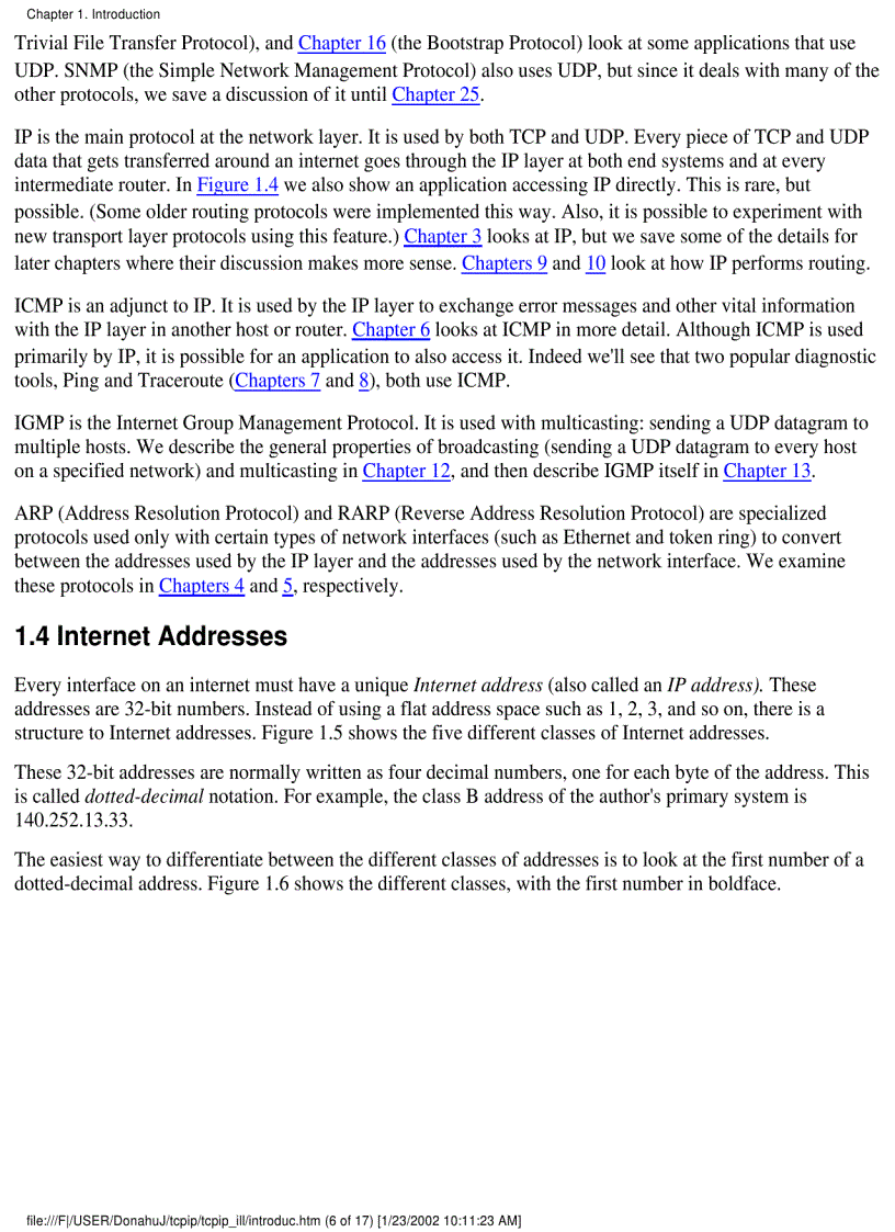 image for page TCP IP Illustrated