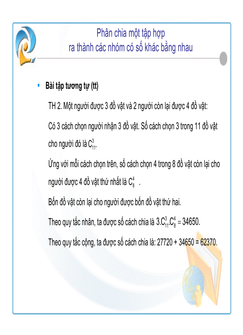 image for page Dạng toán tổ hợp dạng 5