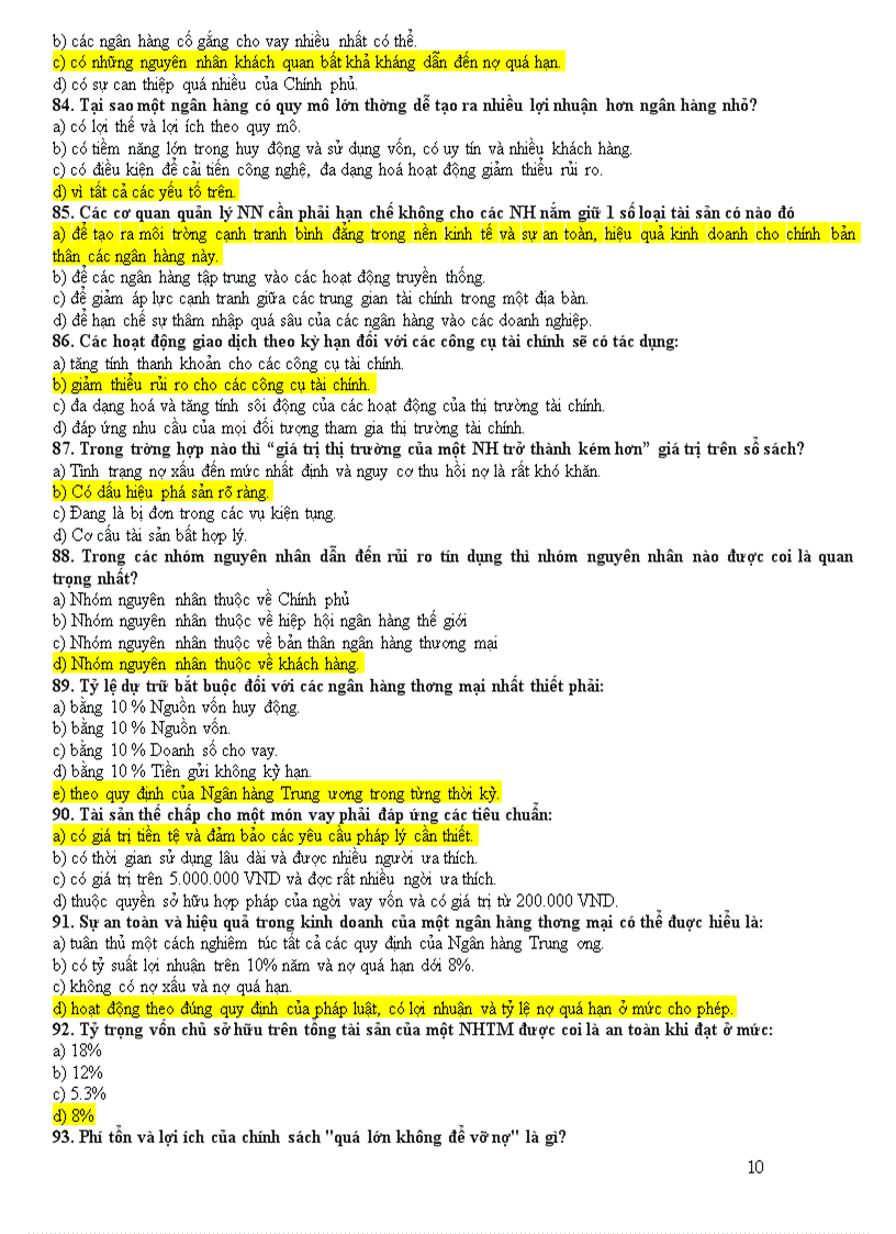 image for page Đề thi trắc nghiệm tài chính tiền tệ