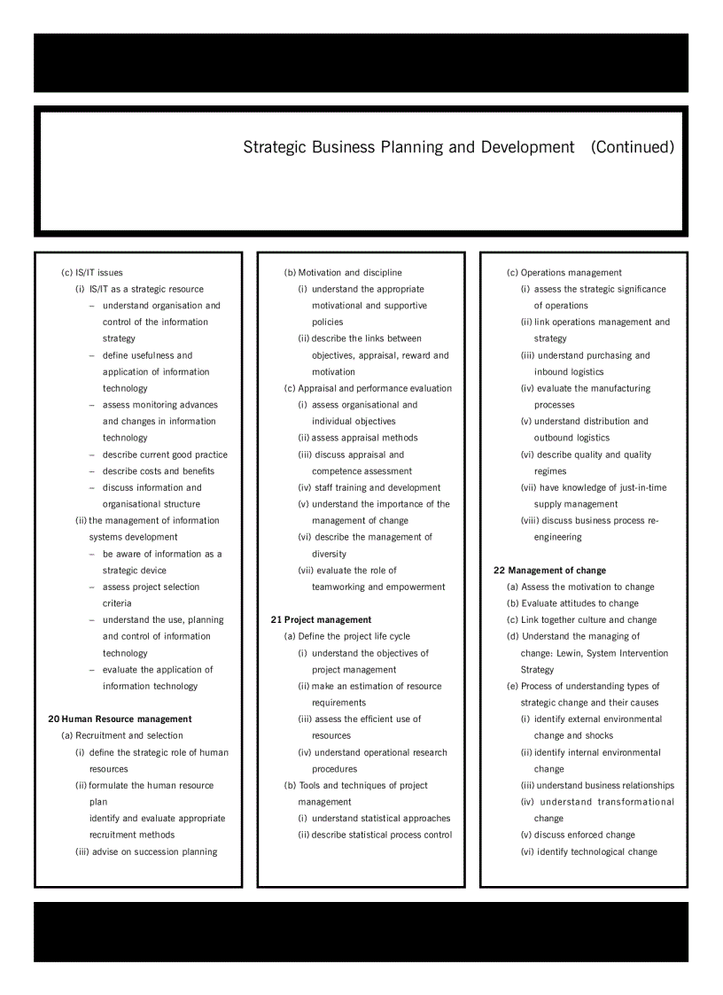 image for page Acca test book Strategic Business Planning and Development