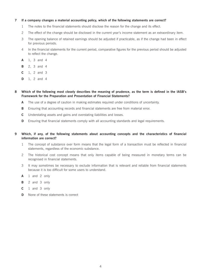 image for page Acca test book QUESTION