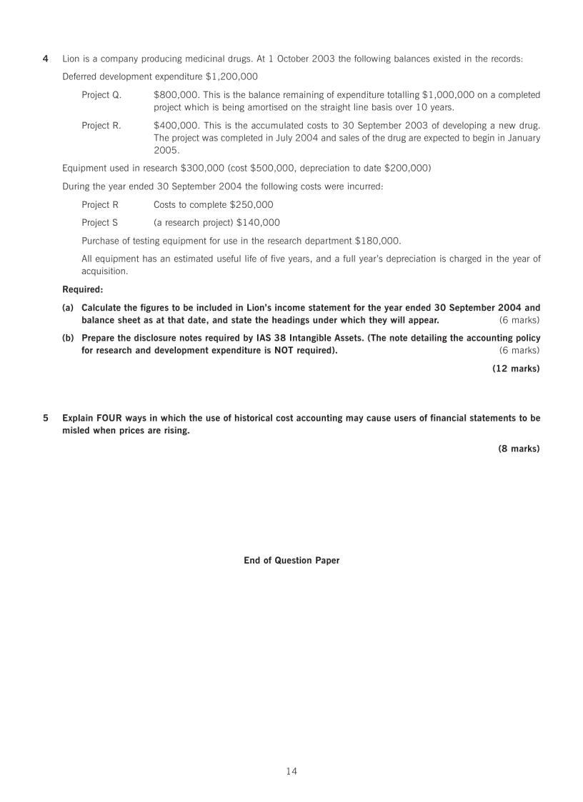 image for page Acca test book QUESTION