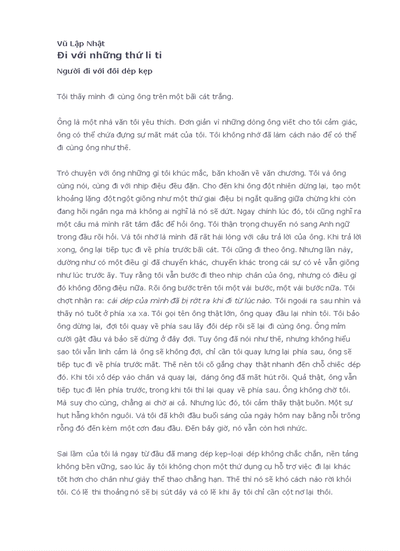 image for page Ebook Đi với những thứ li ti Vũ Lập Nhật