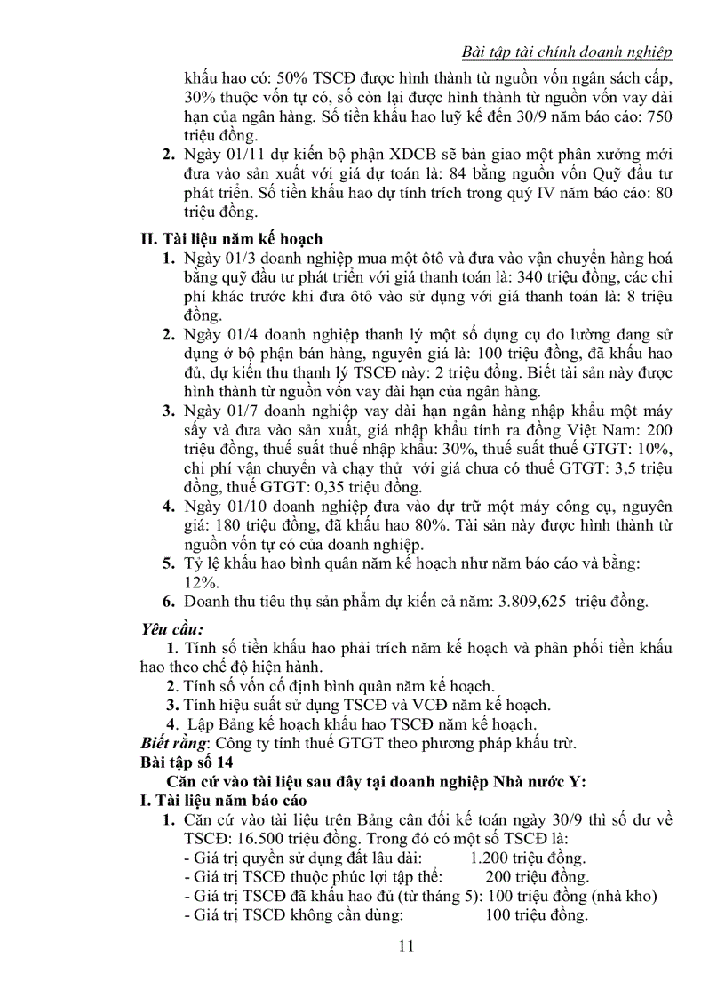 image for page Bài tập kế toán tài chính có bài giải