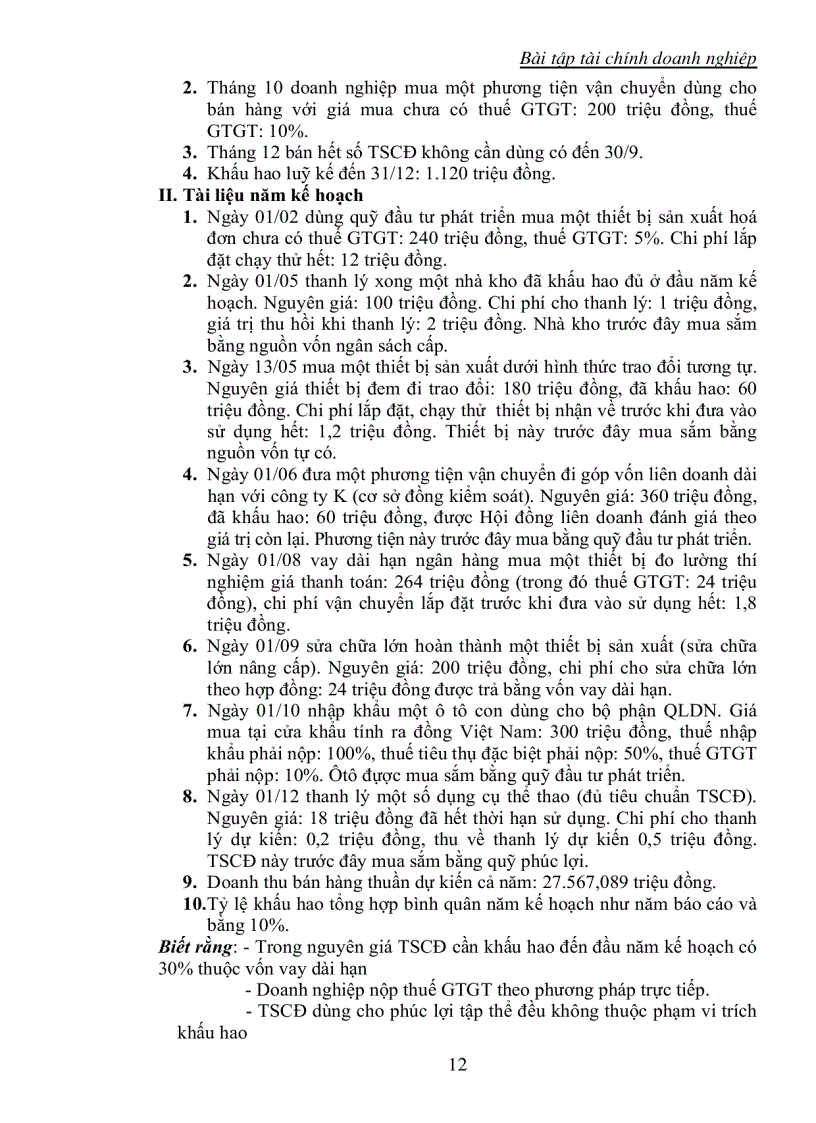 image for page Bài tập kế toán tài chính có bài giải