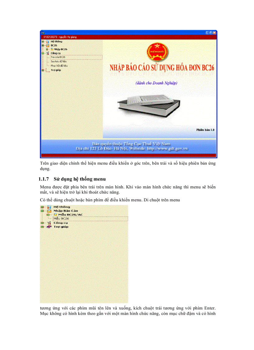 image for page Tổng cục thuế tài liệu hướng dẫn sử dụng ứng dụng hỗ trợ nhập báo cáo