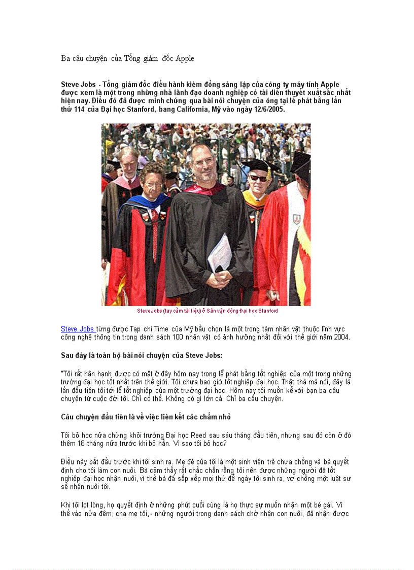 image for page Ba câu chuyện của Tổng giám đốc Apple