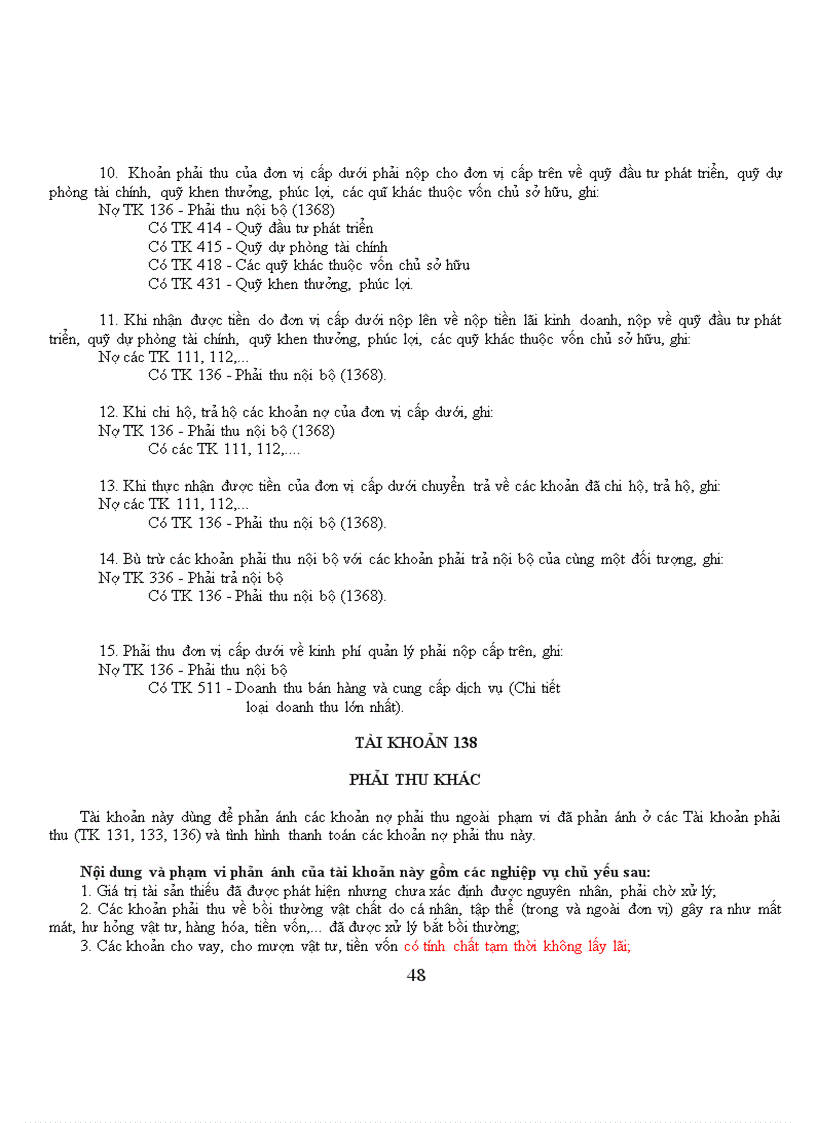 image for page Hệ thống tài khoản chế độ kế toán