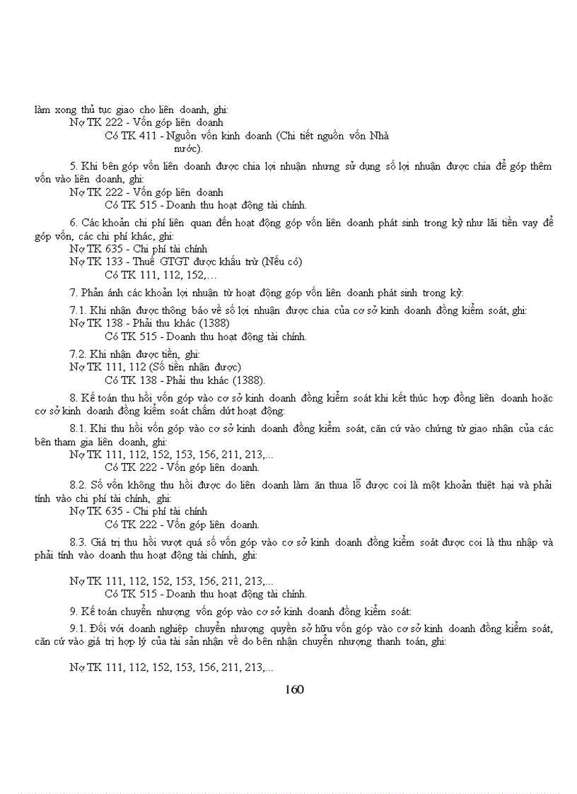 image for page Hệ thống tài khoản chế độ kế toán