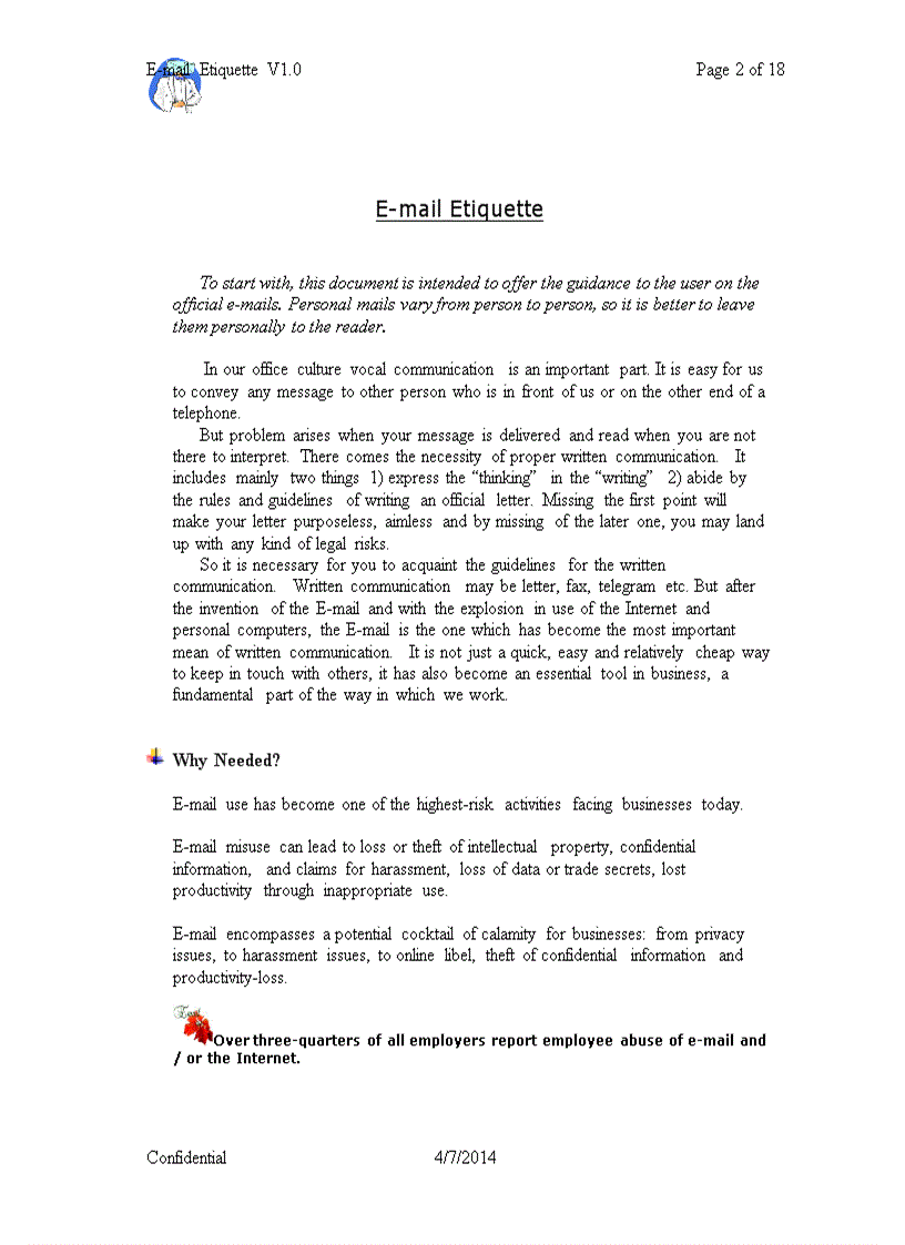image for page E mail Etiquette