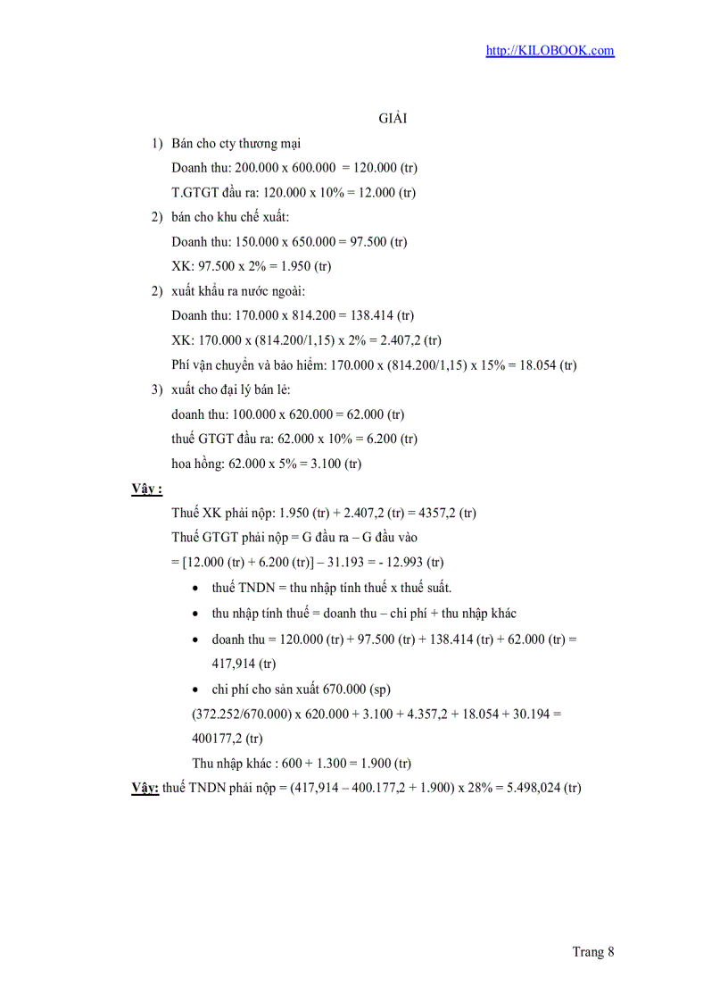 image for page Bài tập về thuế có đáp án