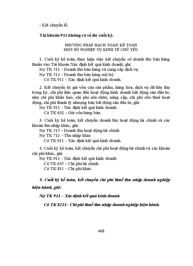 image for page Hệ thống tài khoản kế toán