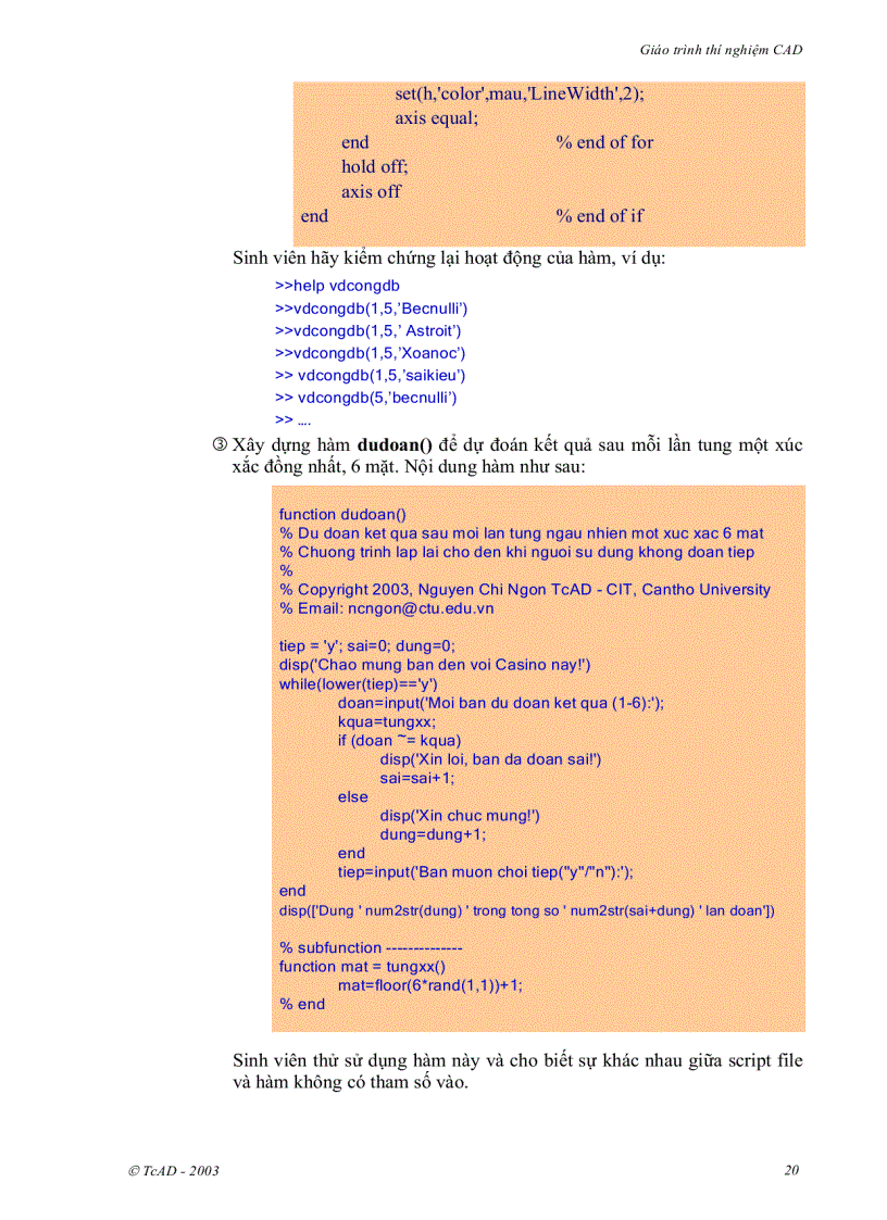 image for page Thí nghiệm CAD Computer Aided Design
