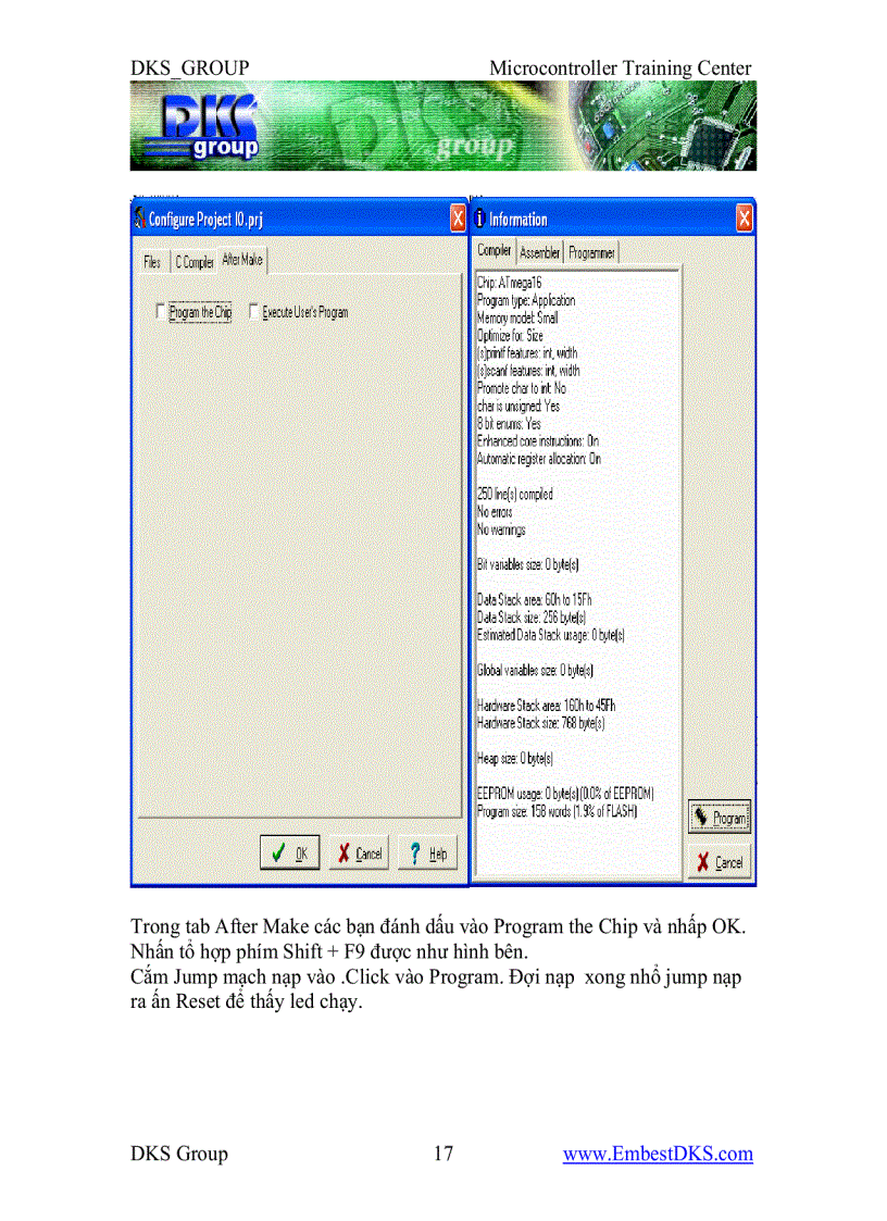 image for page Giáo trình Vi điều khiển AVR dks group