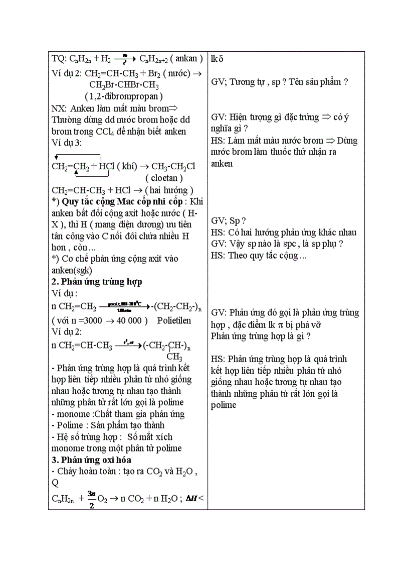 image for page Hóa học Anken Tính chất điều chế và ứng dụng