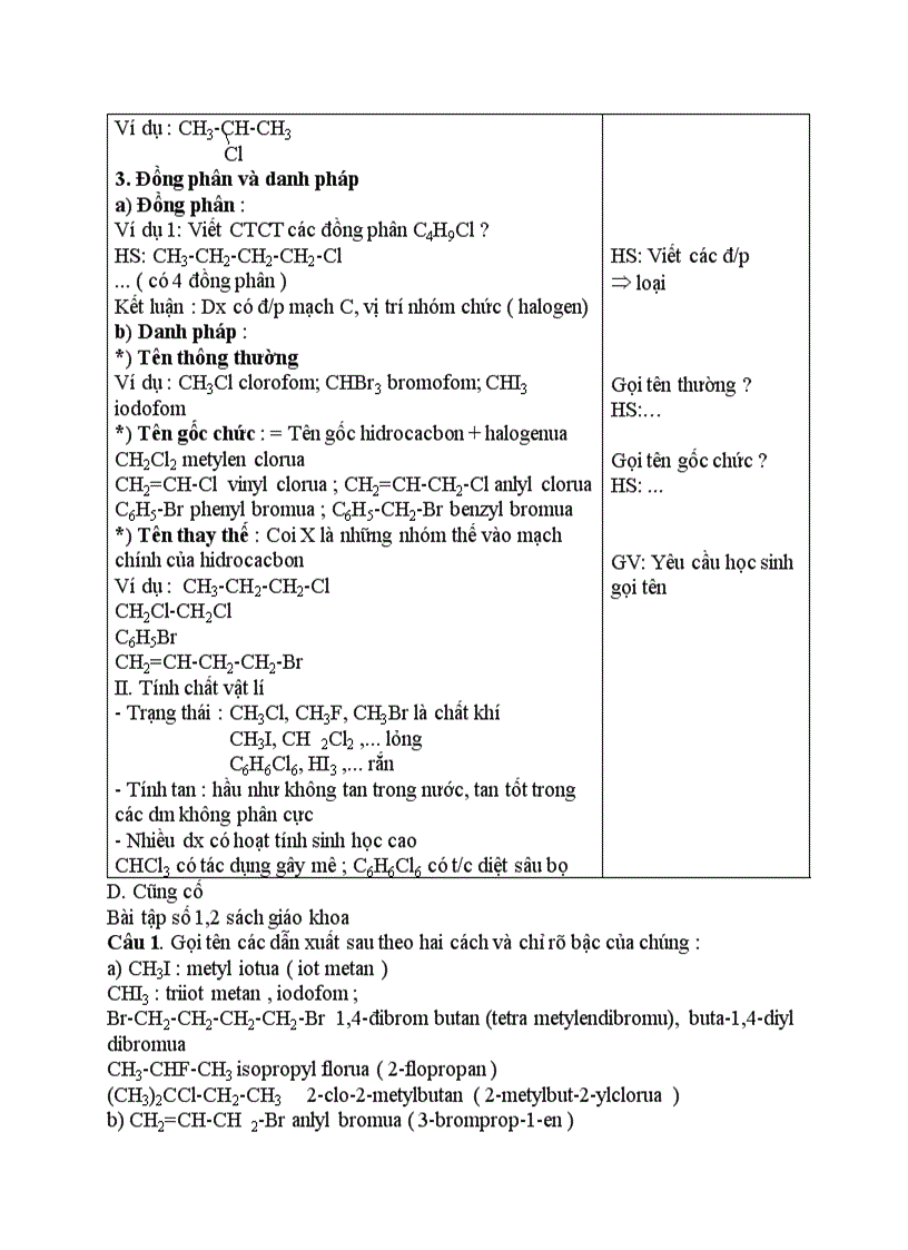 image for page Hóa học Dẫn xuất halogen của hidrocacbon