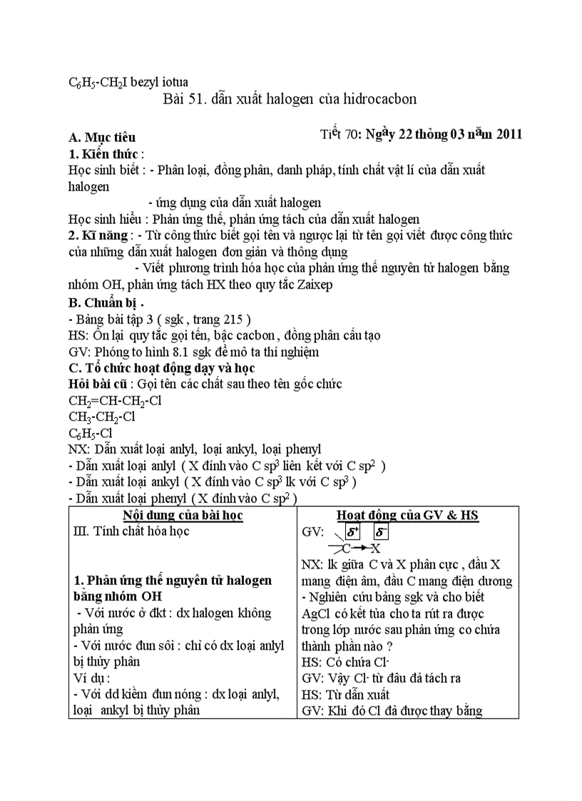 image for page Hóa học Dẫn xuất halogen của hidrocacbon