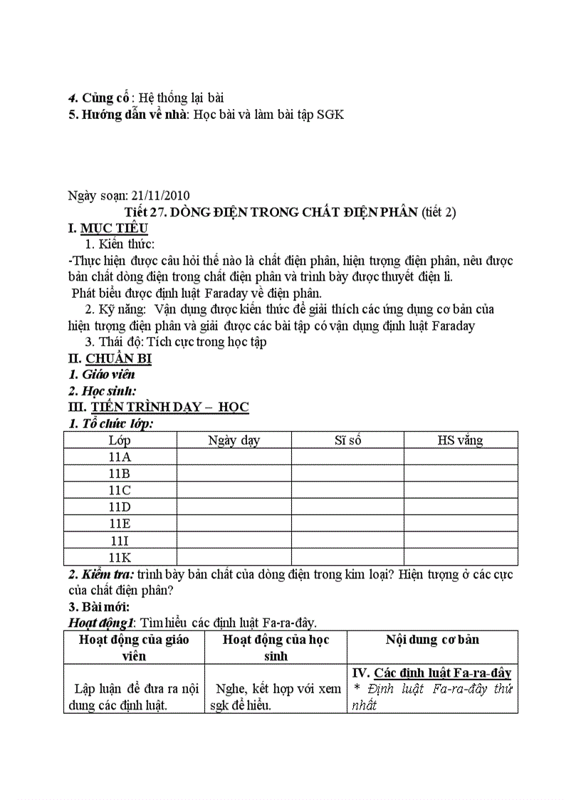 image for page Vật lý DÒNG ĐIỆN TRONG CHẤT ĐIỆN PHÂN