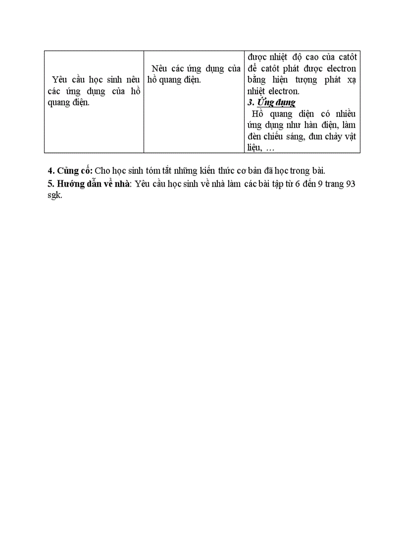 image for page Vật lý DÒNG ĐIỆN TRONG CHẤT KHÍ