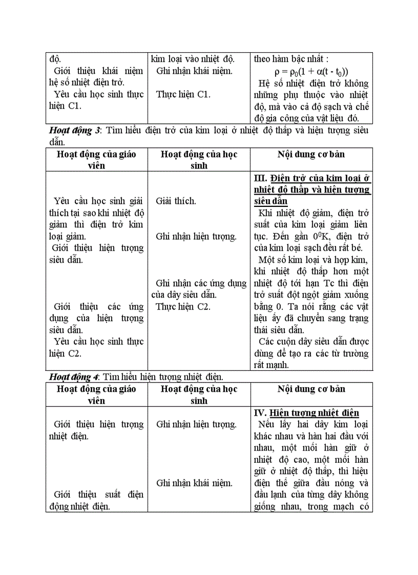 image for page Vật lý DÒNG ĐIỆN TRONG KIM LOẠI