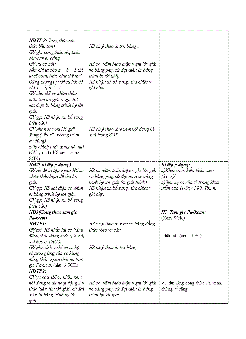 image for page Đại số NHỊ THỨC NIU TƠN