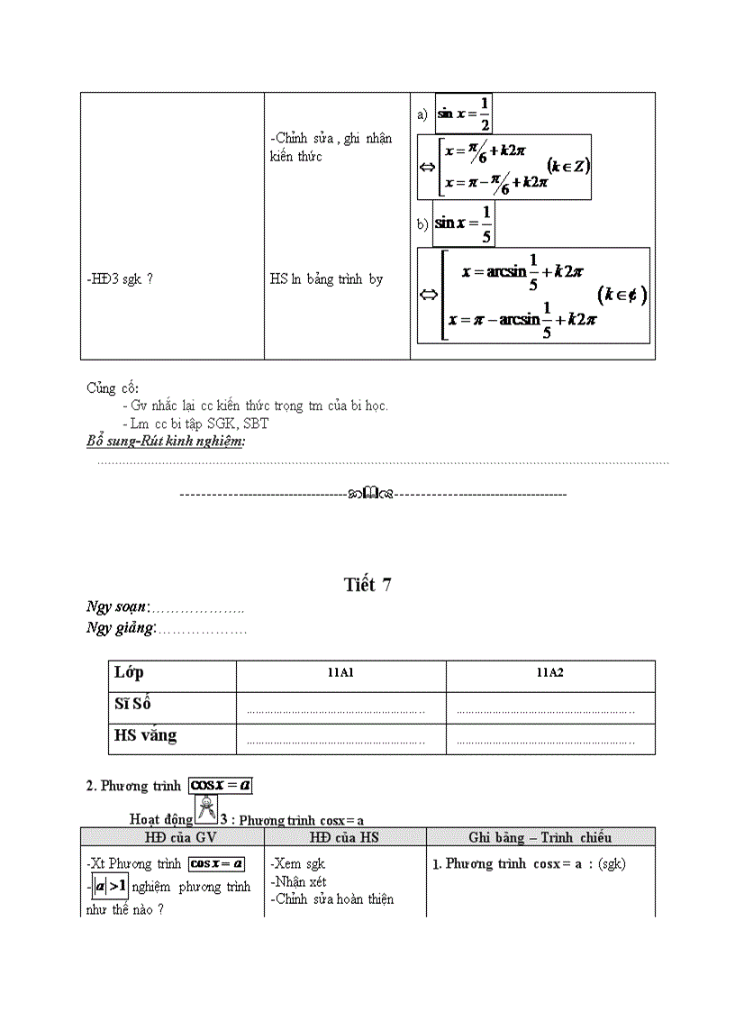 image for page Đại số PHƯƠNG TRÌNH LƯỢNG GIÁC CƠ BẢN