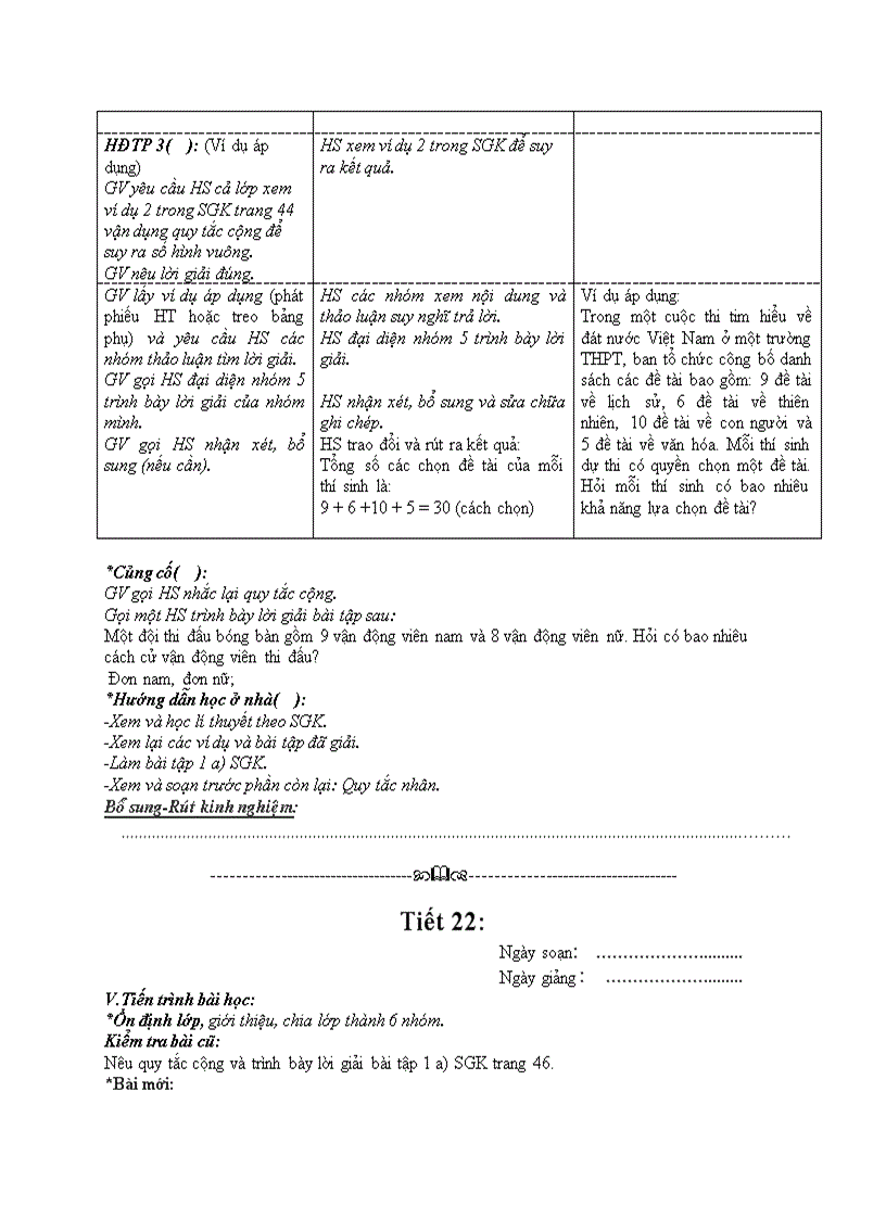 image for page Đại số QUY TẮC ĐẾM