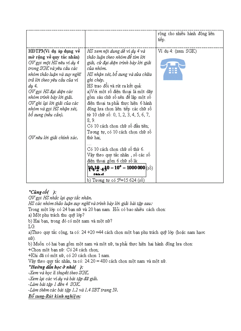 image for page Đại số QUY TẮC ĐẾM