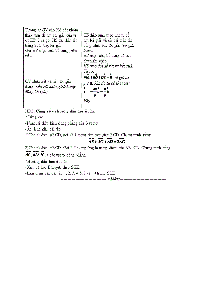 image for page Hình học VECTƠ TRONG KHÔNG GIAN