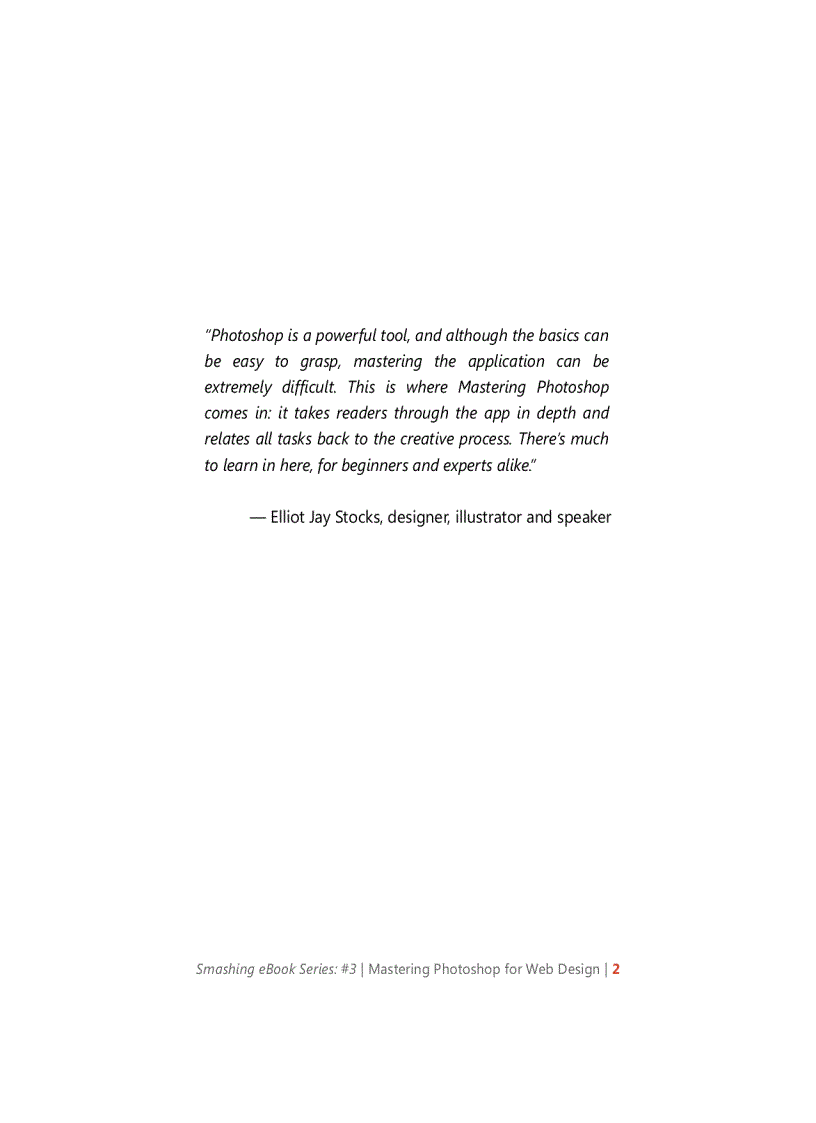 image for page Mastering Photoshop for Web Design