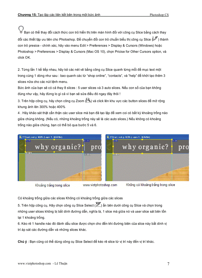 image for page Tạo lập các liên kết bên trong một bức ảnh