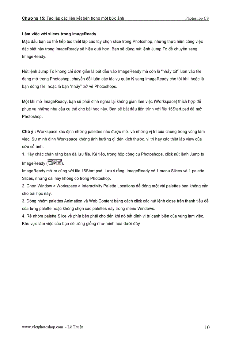 image for page Tạo lập các liên kết bên trong một bức ảnh